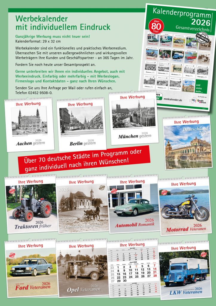 HS Grafik + Druck Werbekalender